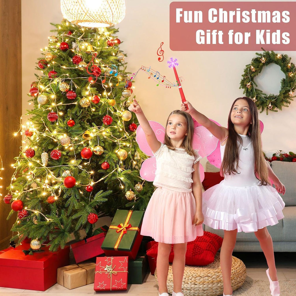 Christmas Wand Wireless Remote Switch Controller, Two 3-Pin Plugs, Red